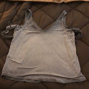 American Eagle cold shoulder top